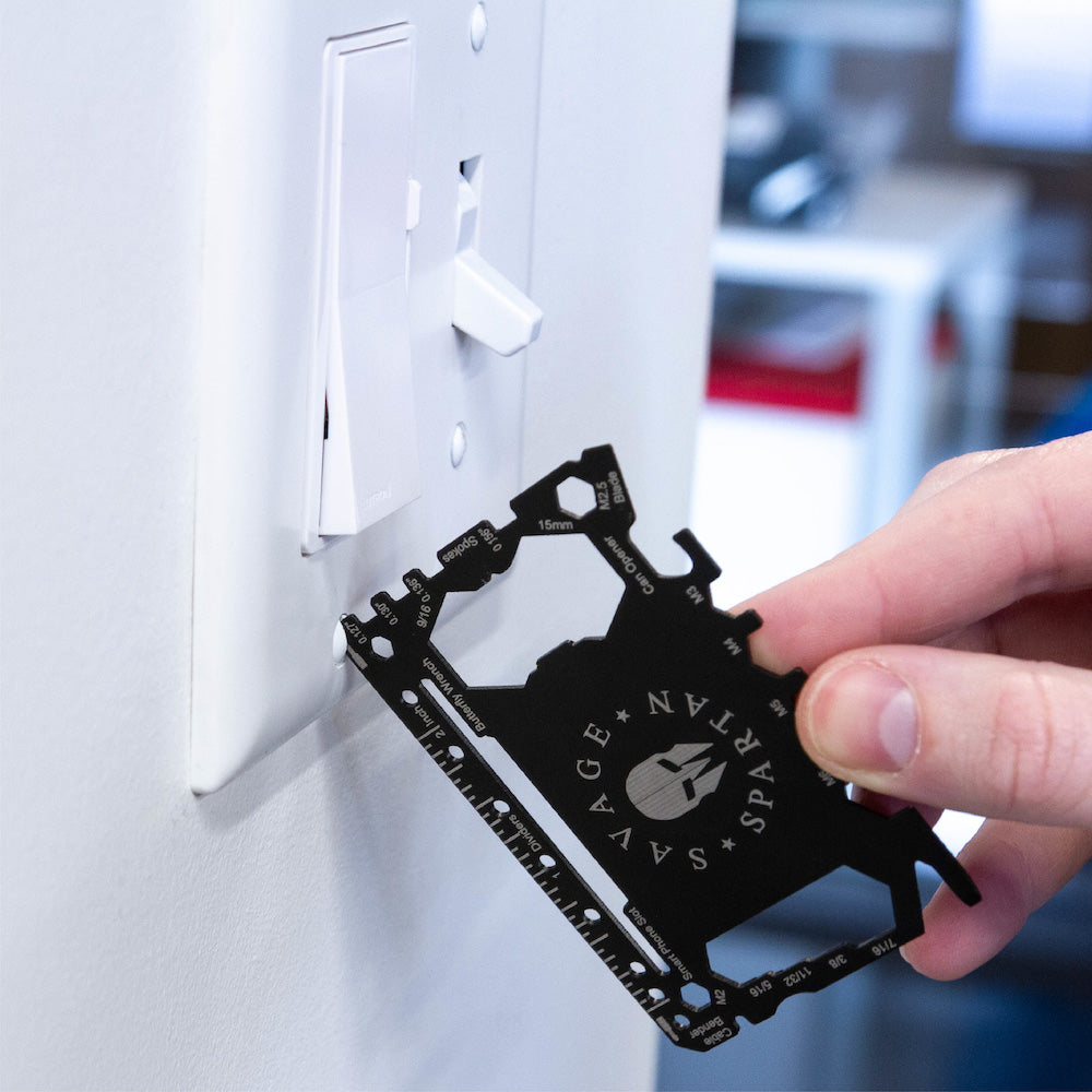 the savage spartan multitool works great as an everyday screwdriver you carry in your wallet