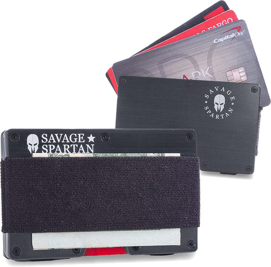 Savage Spartan Tactical Wallet, Slim Minimalist India