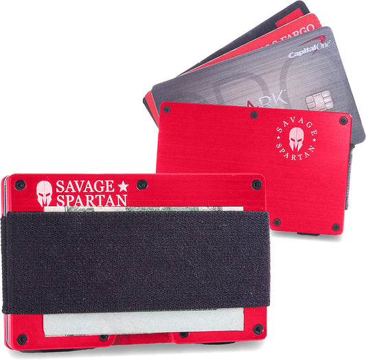 Tactical Wallet Red - with Cash Strap